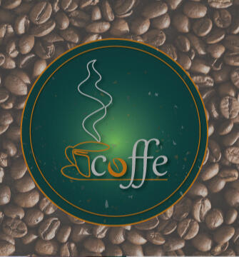 Logo for a coffee